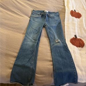 Free People Wide Leg jean 28